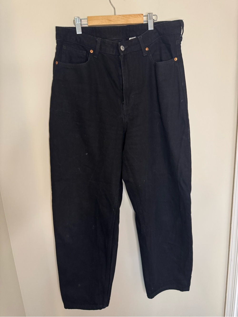 H&M Women's Black Wide-Leg Jeans